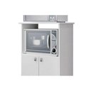 Ver imagem 5 de Balcão Multiuso Cozinha Am1010 C/ 2 Portas e Nicho P/ Microondas 56cm Branco - Movelbento