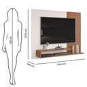 Ver imagem 3 de Painel para Tv Nando e Aparador Buffet Salle Freijó Off White – Dj Móveis