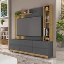Ver imagem 2 de Estante Home para Tv até 70 Polegadas Space Cinza Caemmun
