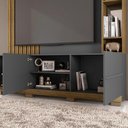 Ver imagem 5 de Estante Home para Tv até 70 Polegadas Space Cinza Caemmun