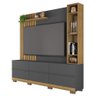 Estante Home para Tv até 70 Polegadas Space Cinza Caemmun - 1