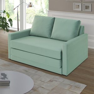 Sofá Simi 2 em 1 Sofá Cama Verde Estofama