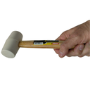 Ver imagem 4 de Kit 2 Marretas Borracha Branca para Piso-1 Marreta 60mm+1 Marreta 40mm Fertak