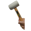 Ver imagem 5 de Kit 2 Marretas Borracha Branca para Piso-1 Marreta 60mm+1 Marreta 40mm Fertak