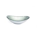 Ver imagem 1 de CUBA DE VIDRO OVAL 47CM PRATA