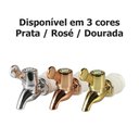 Ver imagem 7 de Torneira para Suqueira Dispenser Plástico Dourada Prata Rosé Luxo Filtro com Vedação
