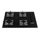 Ver imagem 1 de Cooktop 4 Bocas 4Q Built Preto 3000W Bivolt