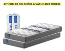Ver imagem 1 de Kit com 2 Colchões Solteiro D28 a Vácuo Alto Conforto 14cm