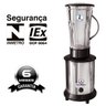 Liquidificador Alta Rotação Industrial 2 Litros 800W Inox - 220V - 1