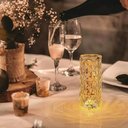 Ver imagem 5 de Luminaria Noturna Infantil Abajur Controle Remoto Rgb 16 Cores Cristal Mesa Led Multicolorida Touch