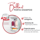 Ver imagem 2 de Porta Shampoo Bellart de Canto para Parede Cor Branco Durín