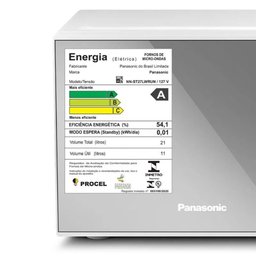 Micro-ondas Panasonic , Branco, Nn-st25lwrun, 21l, Porta Espelhada, 110v - 3