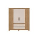 Ver imagem 3 de Guarda-Roupa Casal Bilbao 4 Portas Amendola Off-White
