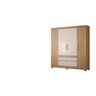 Guarda-Roupa Casal Bilbao 4 Portas Amendola Off-White - 1