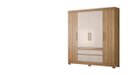 Ver imagem 1 de Guarda-Roupa Casal Bilbao 4 Portas Amendola Off-White