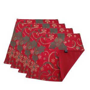 Jogo Americano Luxo Espirito Natalino Dupla face 4 UN