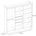 Ver imagem 5 de Guarda-Roupa Casal Prático 6 Portas Amendola