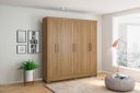 Ver imagem 2 de Guarda-Roupa Casal Prático 6 Portas Amendola