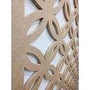 Ver imagem 5 de Painel Vazado Divisória Mdf Valência Crú - 0,60x2,60m