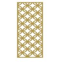 Ver imagem 3 de Painel Vazado Divisória Mdf Valência Crú - 0,60x2,60m