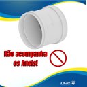 Ver imagem 2 de Luva de Correr Pvc Branca para Canos Tubos e Encanamentos Água Esgoto de 1.1/2" Polegada 40mm Tigre