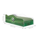 Ver imagem 2 de Mini Cama Fun Futebol Infantil Com Colchão