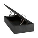 Ver imagem 1 de Base Baú Physical Camurça Cinza Solteiro (88x188x39) - Ortobom