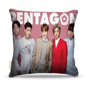 Almofada 40 x 40cm Nerderia e Lojaria pop pentagon coreanos colorido
