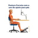 Ver imagem 7 de Apoio Descanso Base Suporte Ergonômico para Os Pés - Preto Nr17 - Maiart