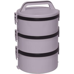 Marmita Térmica Termoprato Plástica 3 Pratos Tekcor Soprano - 1