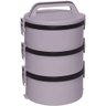 Marmita Térmica Termoprato Plástica 3 Pratos Tekcor Soprano - 1