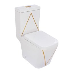 Vaso Sanitário Confort Plus Gold Line - Caixa Acoplada - 2