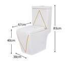 Ver imagem 7 de Vaso Sanitário Confort Plus Gold Line - Caixa Acoplada