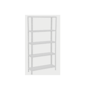 Estante de Aço 5 Prateleiras - Branco