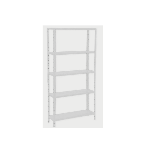 Estante de Aço 5 Prateleiras - Branco
