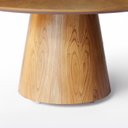 Ver imagem 4 de Mesa de Jantar Cone em Madeira Maciça 1,4m Castanho
