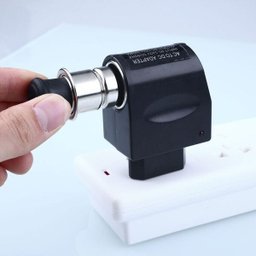 Tomada Adaptador Parede Carregador Veicular Isqueiro Entrada 110/220V Saída 12V Conversor Energia - 4
