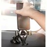 Suporte Celular Veicular Gravity 360 Baseus Ventosa Ajustável Carregador Fixação Design Triâ - Prata - 4