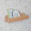 Ver imagem 2 de Prateleira Infantil Ondinha 60cm Amêndoa