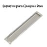 Espeto com Bandeja Assar Pão de Alho Queijo Coalho Aço Inox - 4