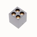 Ver imagem 1 de Spot sob Downlight Quadrado 8w 3000k 720lm 38° Irc90 Branco/preto-nordecor