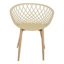 Ver imagem 3 de Kit 4 Cadeiras Poltrona Clarice Sidera Nest Web com Apoio de Braço