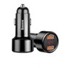 Carregador Veicular com Display Digital Baseus Magic Series Dual Qc 45W Preto - 2
