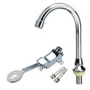 Ver imagem 4 de Torneira Valvula Acionamento Pedal Kit 2 Uni Banheiro Hospital Clinica Laboratorio Piscina Pia