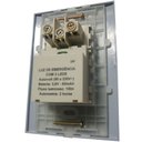 Ver imagem 3 de Conjunto 4x2 Linha Sleek Gris MarGirius 1 Luz de Emergência Standard 3 LEDs+tomada 10 A