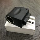 Ver imagem 3 de Tomada Adaptador Veicular Carregador Saída de Parede 110V para 12V Isqueiro do Carro Conversor de