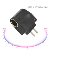 Tomada Adaptador Veicular Carregador Saída de Parede 110V para 12V Isqueiro do Carro Conversor de - 4