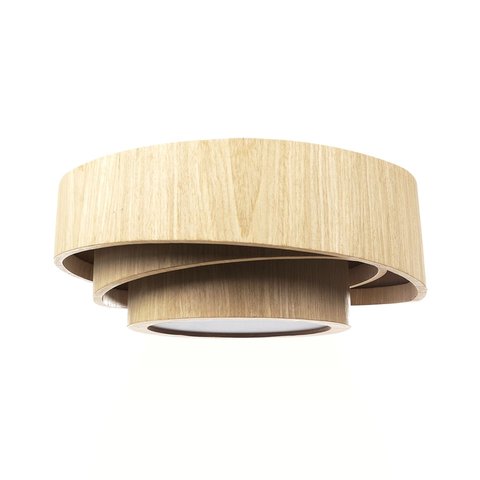 Plafon Trinity Redondo 50cm - 3 Luzes Adrilustres Marfim