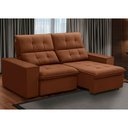 Ver imagem 2 de Sofá Retrátil Reclinável para Sala 3 Lugares 210cm Vincent F04 Veludo Terracota - Lyam Decor