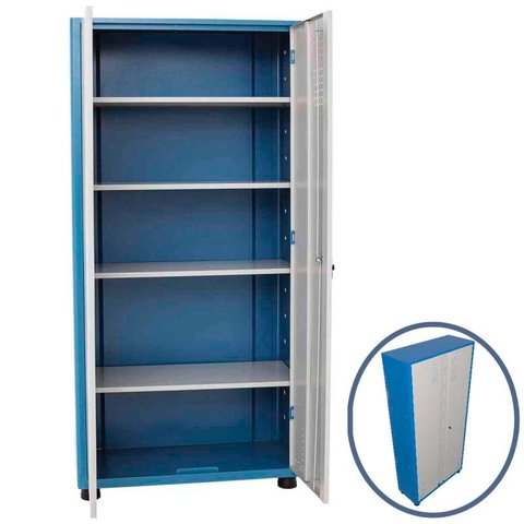 Armário para Ferramentas com 4 Prateleiras 185 x 90 x 37 CM AM-71 MARCON